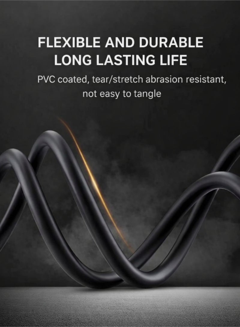 مينديبوريت كابل صوت مايند بيور Mindpure من 3.5 ملم إلى RCA بطول 3 متر، محول RCA إلى Aux، وصلة Y لتوصيل الجوال بالسماعات والتلفزيون، سلك أوكس، وصلة أحمر وأبيض، مسرح منزلي، هاي فاي، متين - Image 5